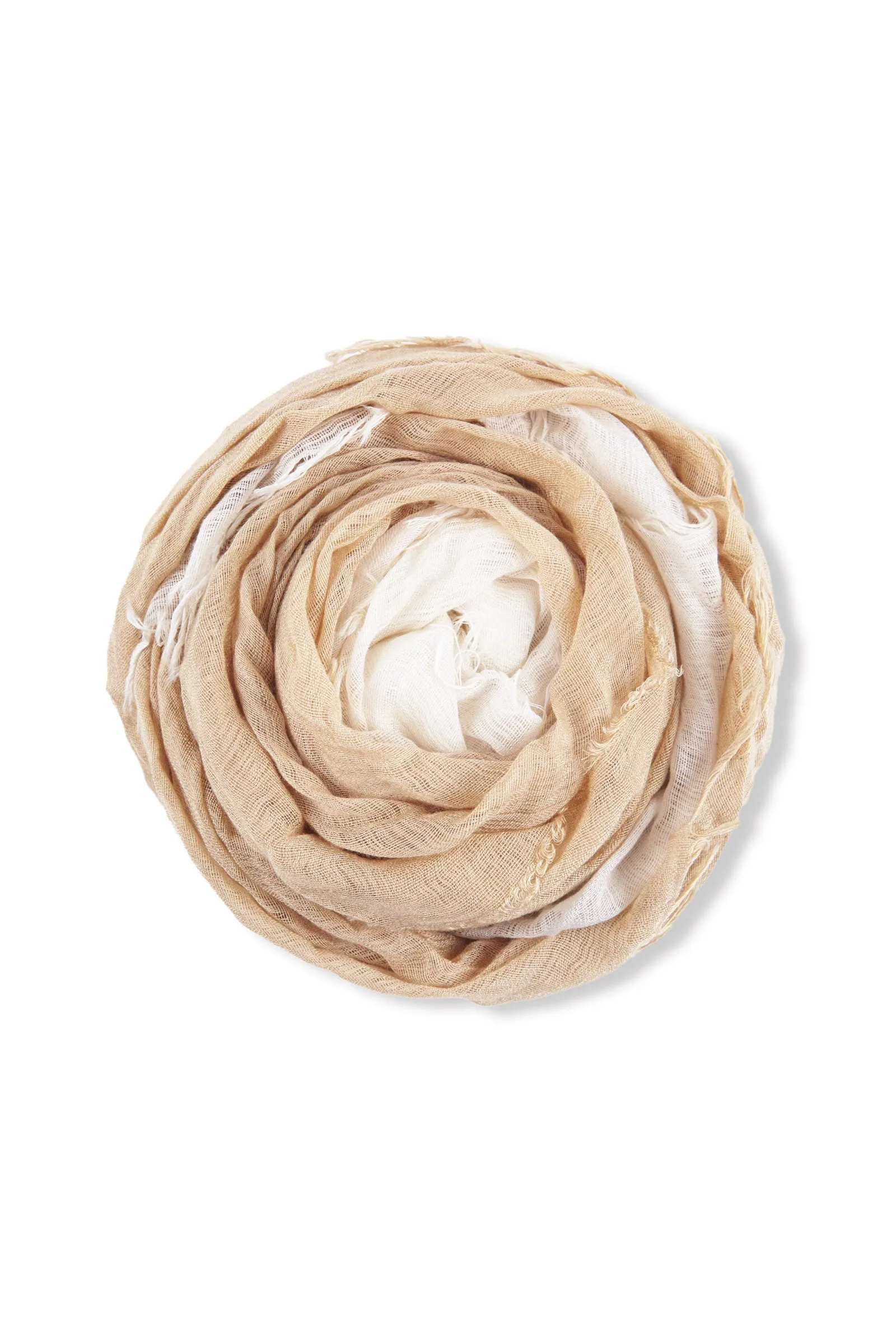 GIUSEPPE, TWOTONE CREAM AND ECRU FOULARD