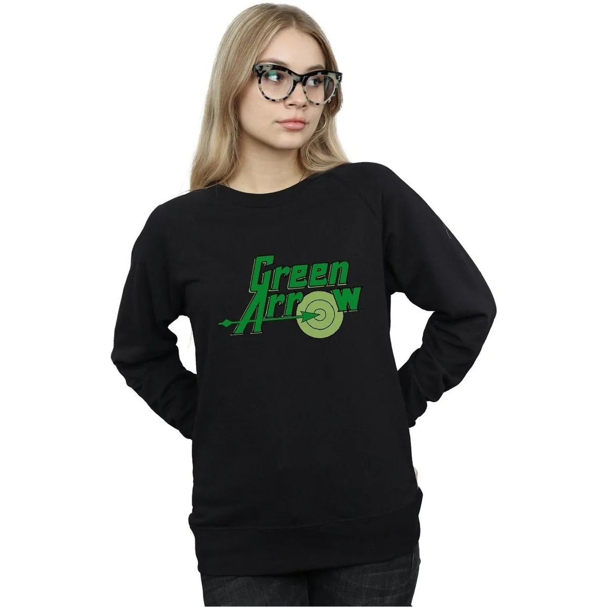 Green Arrow Text Logo