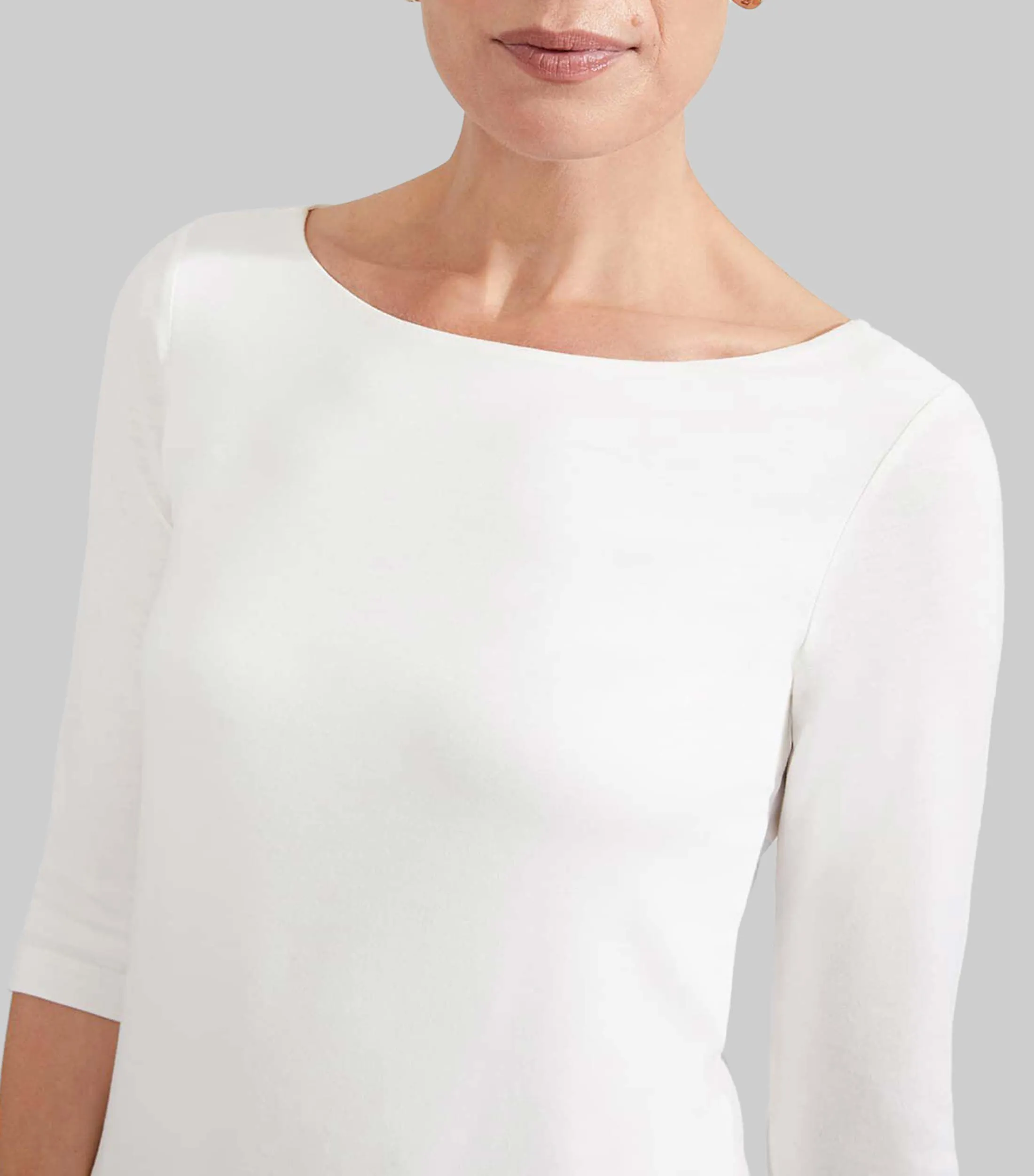 Hobbs Playera lisa con manga larga Mujer