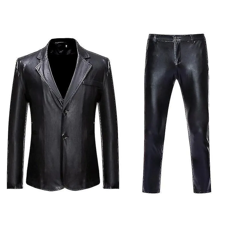 Hombre Oro Brillante 2 Piezas Trajes (blazer + pantalones) Terno Masculino Fashion Party Dj Club Vestido Esmoquin Traje Hombres 