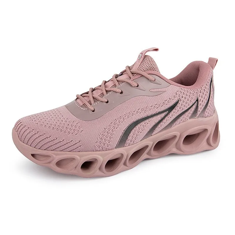 Hombres Mujeres Zapatos para correr Moda Entrenador Triple Negro Blanco Rojo Amarillo Púrpura Verde Azul Melocotón Teal Púrpura 