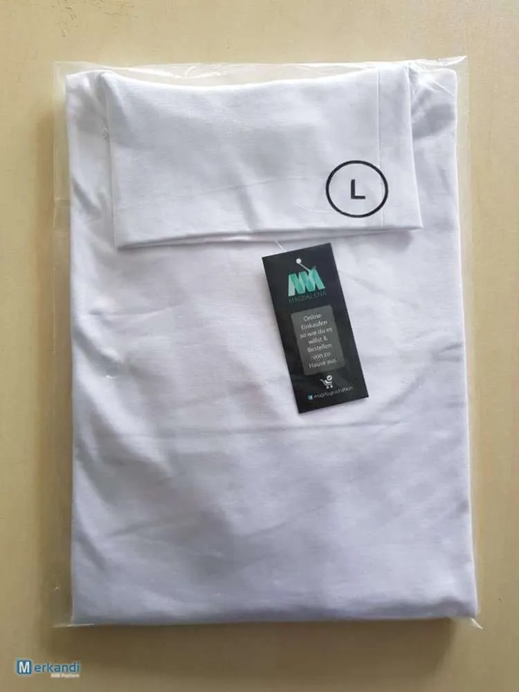JERSEY DE HOMBRE DE ALTA CALIDAD EN BLANCO  JERSEY DE CUELLO ALTO UNISEX SXXL HECHO DE ALGODóN