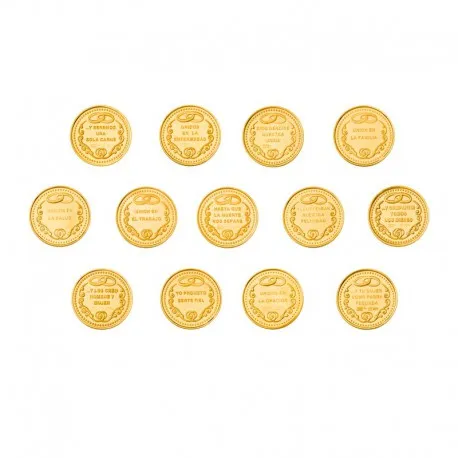 Juego Arras Oro Bíblicas 20 mm. ARGYOR