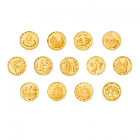 Juego Arras Oro Bíblicas 20 mm. ARGYOR