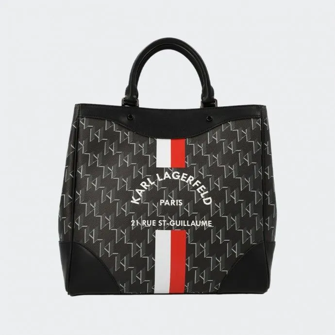 KARL LAGERFELD BOLSO CON MONOGRAMA KARL LAGERFELD RUE STGUILLAUME NEGRO
