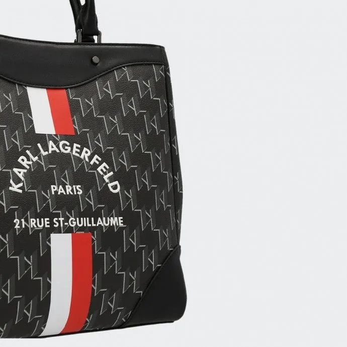 KARL LAGERFELD BOLSO CON MONOGRAMA KARL LAGERFELD RUE STGUILLAUME NEGRO