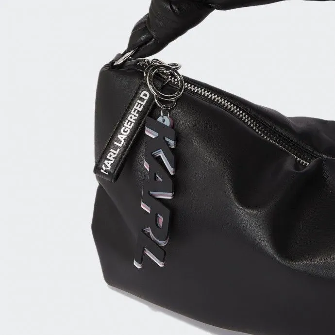 KARL LAGERFELD Karl Lagerfeld K/Bolso de hombro anudado Negro