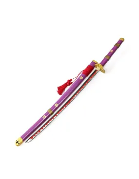 Katana forjada a mano Oden Enma acabado morado