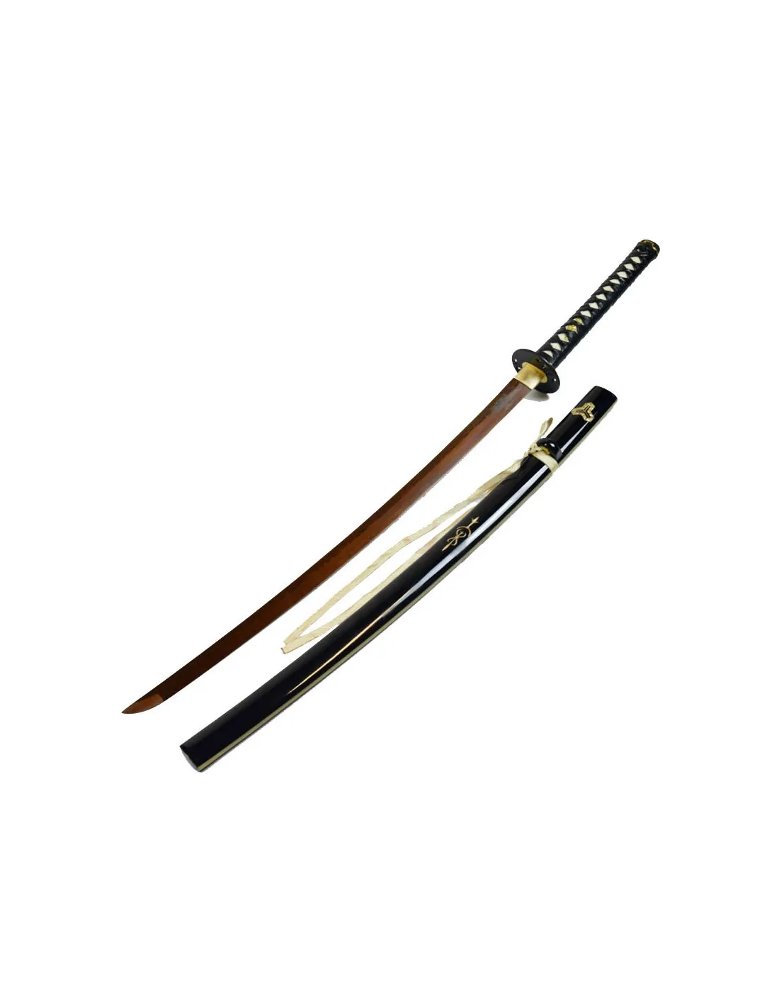 Katana forjada a mano y afilada de Kill Bill, versión Damasco de Sangre