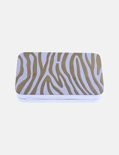 Kayu Bolso de mano blanco animal print