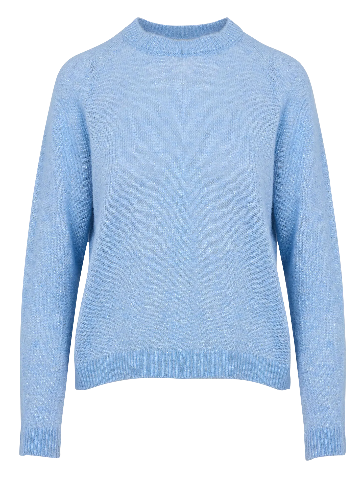 KYO  SWEATER RECTO DE ALPACA MEZCLADA EN AZUL