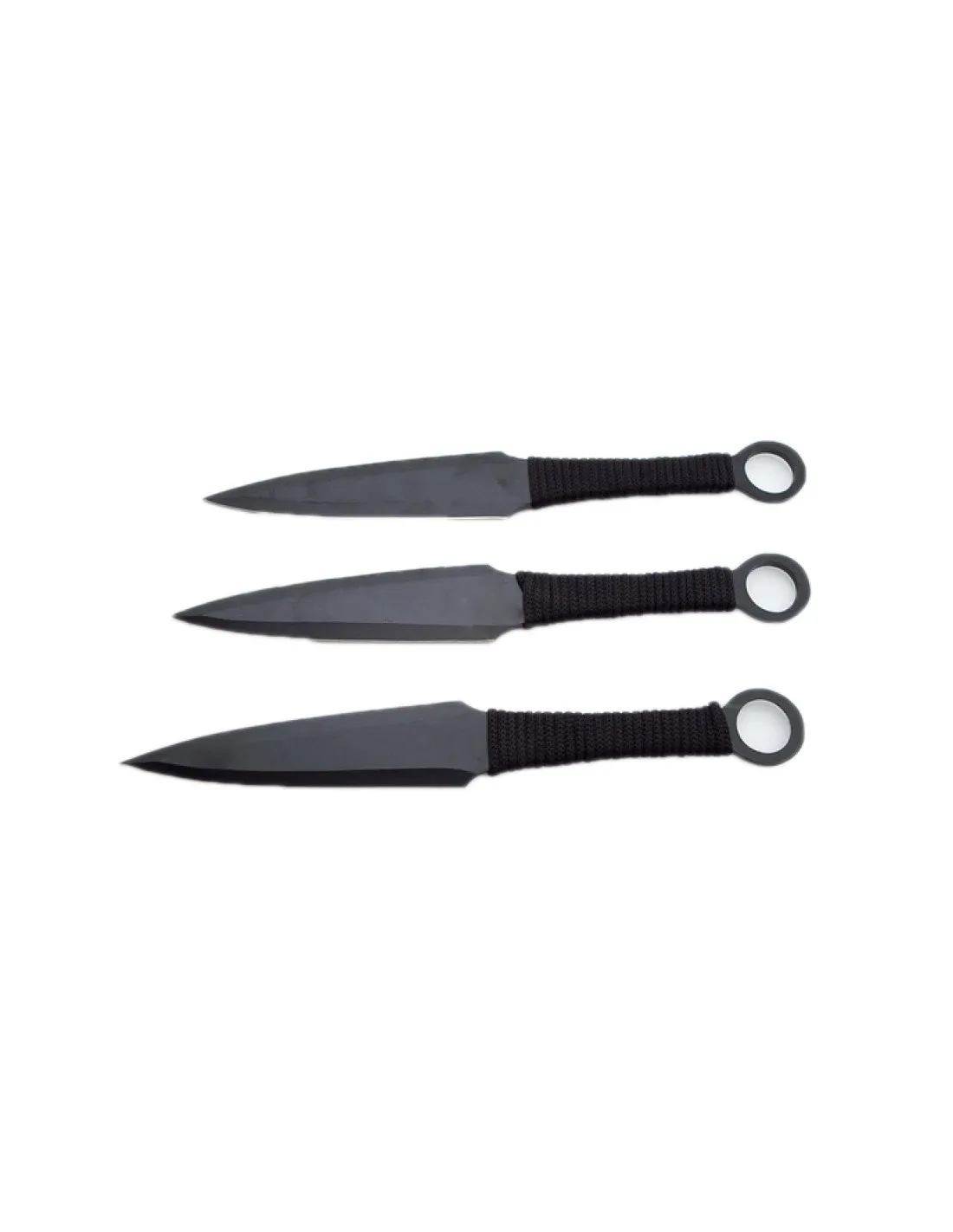 Lanzadores grandes tipo kunai, 30 cm.
