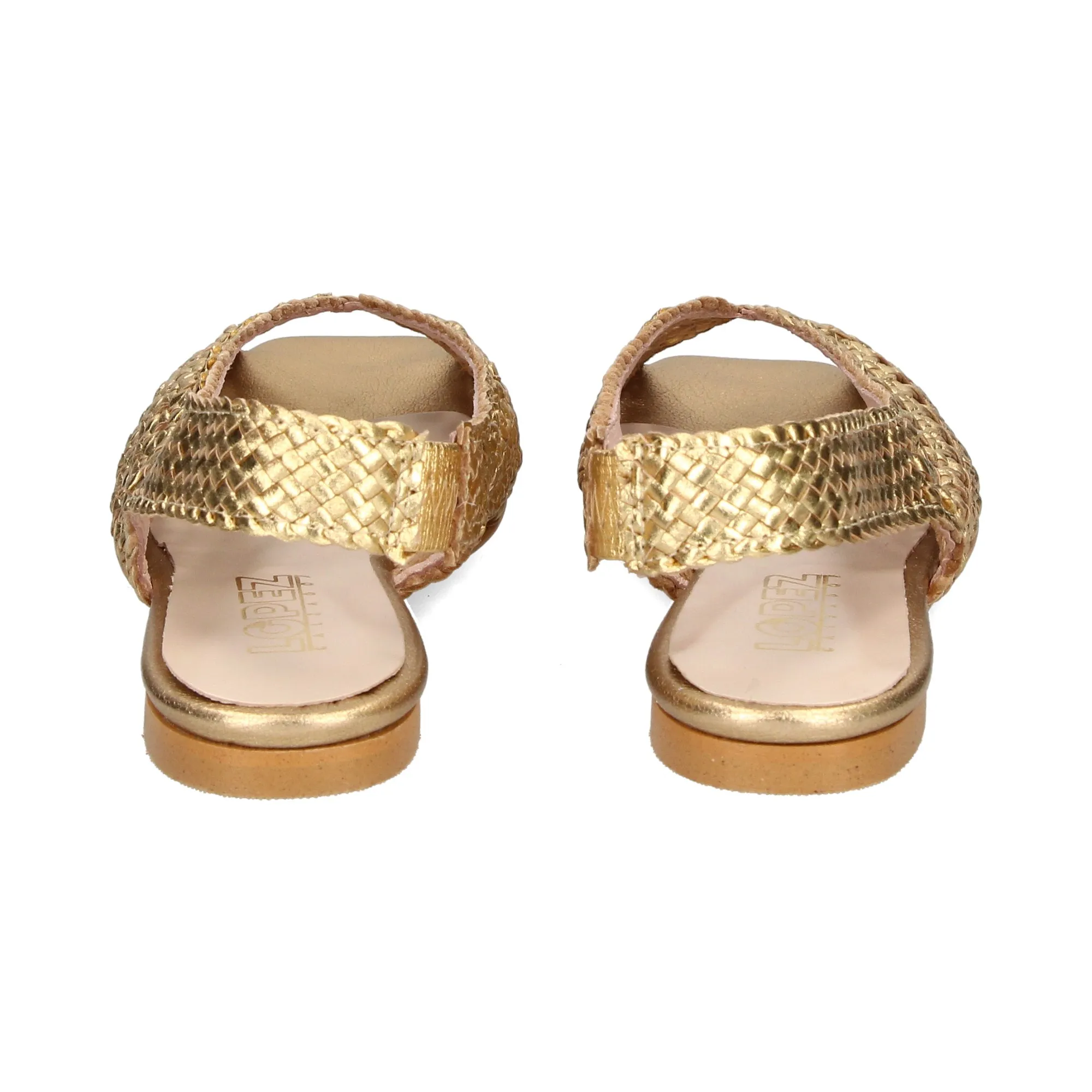 LÓPEZ Zapatos planos de Mujer ORO