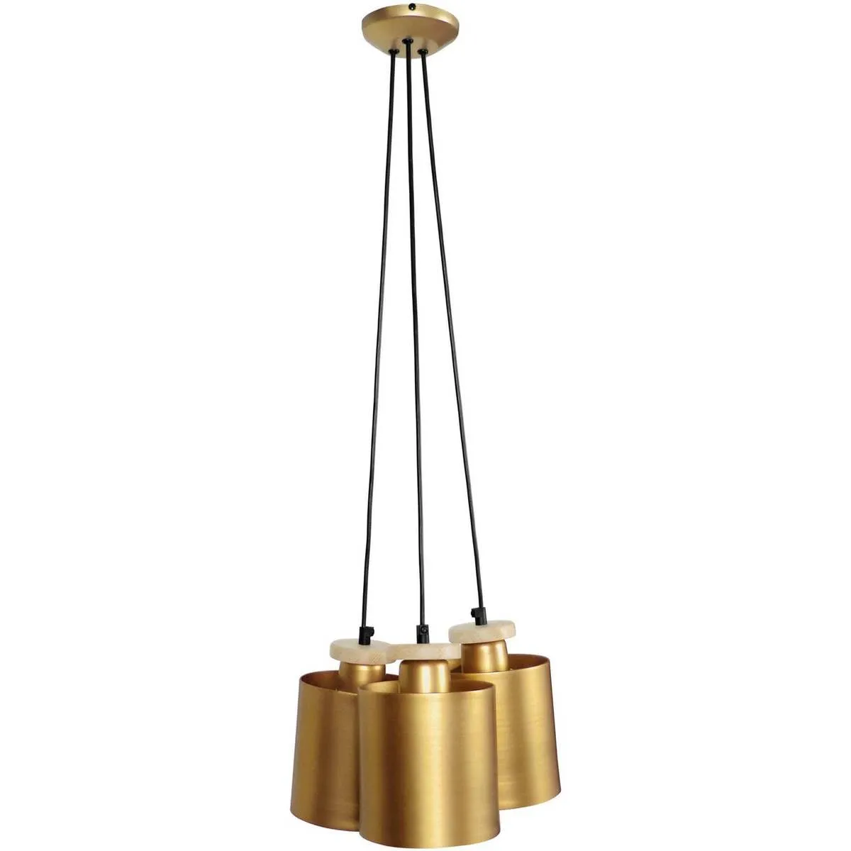 Lámpara de Techo redondo metal oro