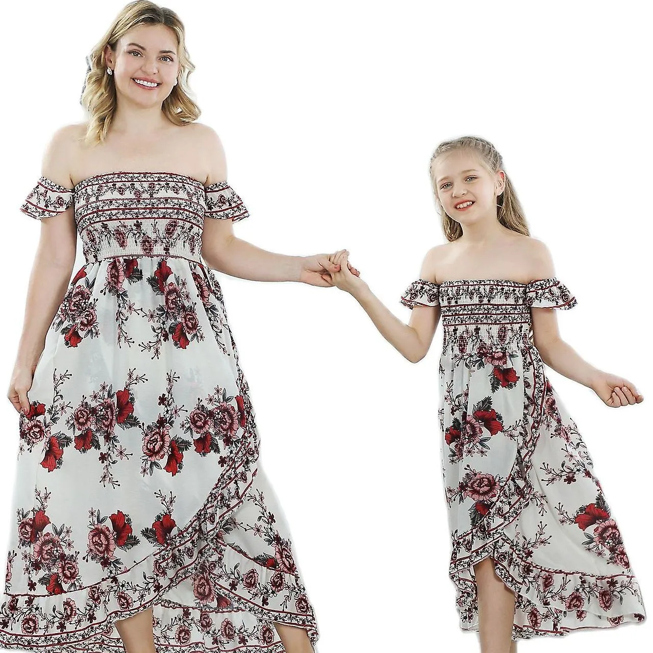 MADRE HIJA VESTIDO DE MODA DE VERANO ( SET1 )