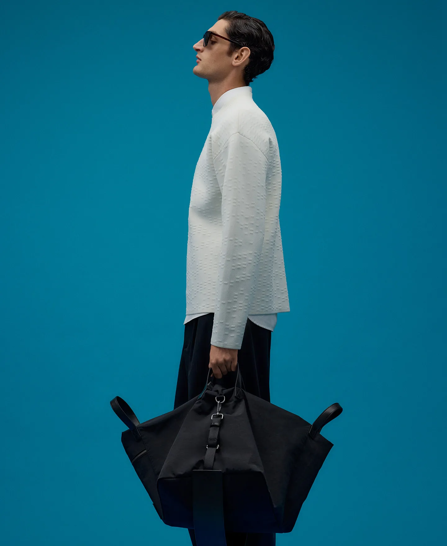 Maxi bolso de viaje negro hombre