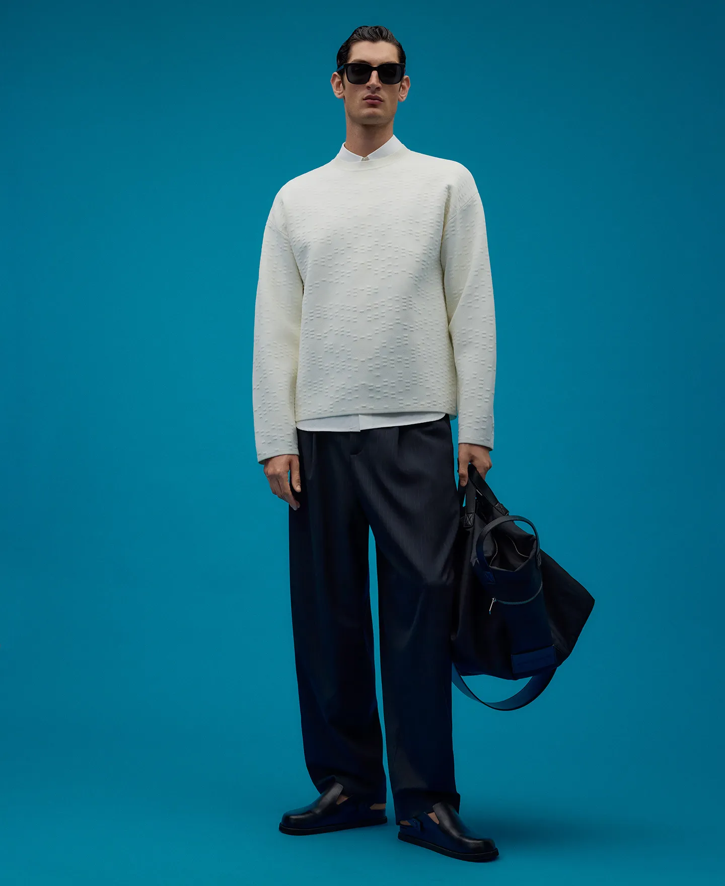 Maxi bolso de viaje negro hombre