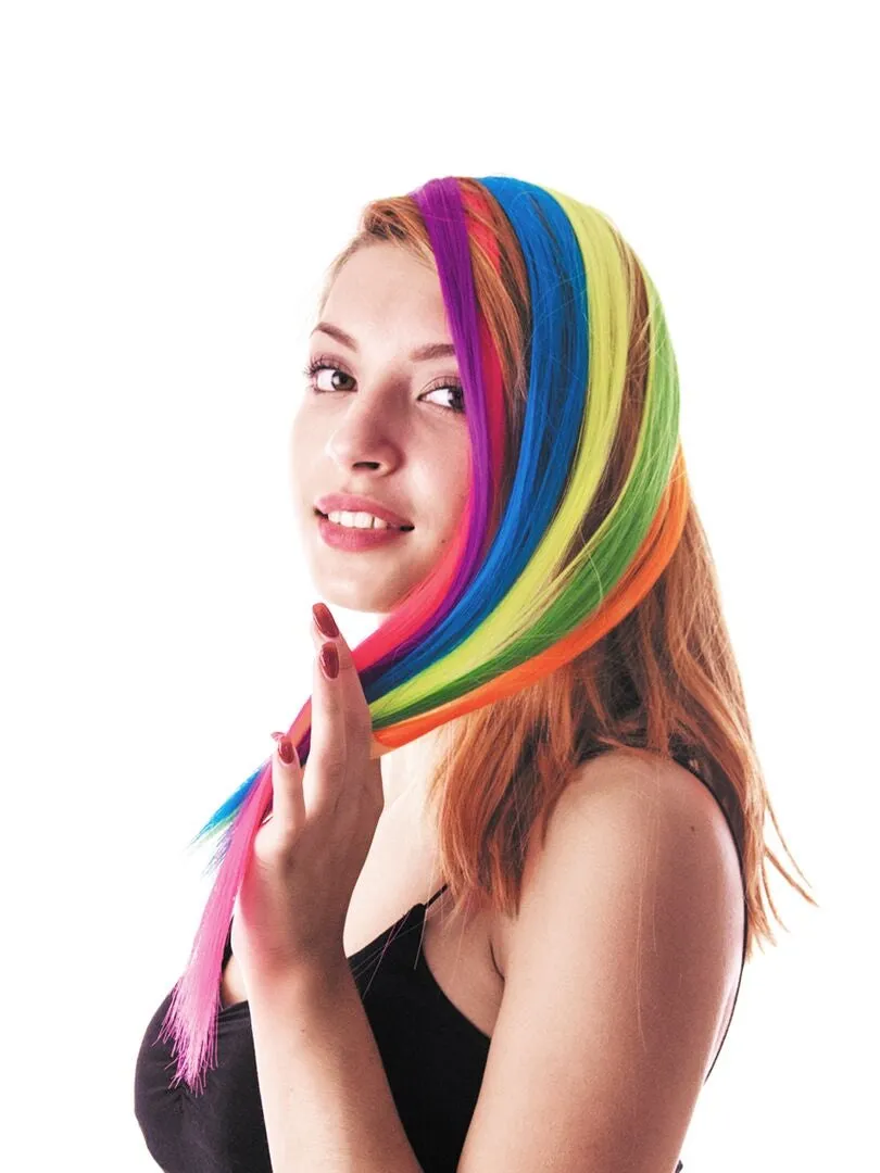 MECHAS DE CLIP NEóN  AZUL