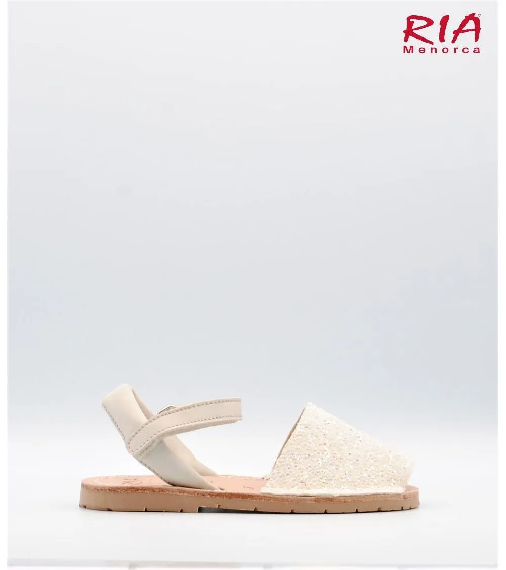 MENORQUINAS ABARCAS RIA NIÑA STRASS HIELO NUBUCK