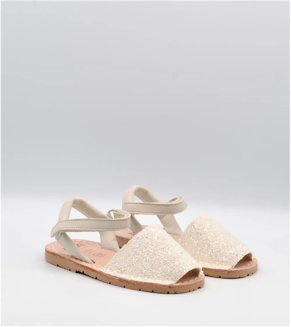 MENORQUINAS ABARCAS RIA NIÑA STRASS HIELO NUBUCK