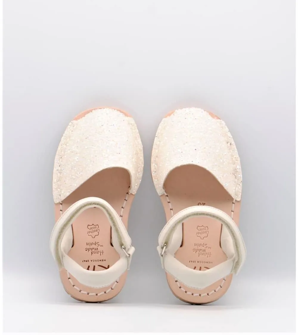 MENORQUINAS ABARCAS RIA NIÑA STRASS HIELO NUBUCK
