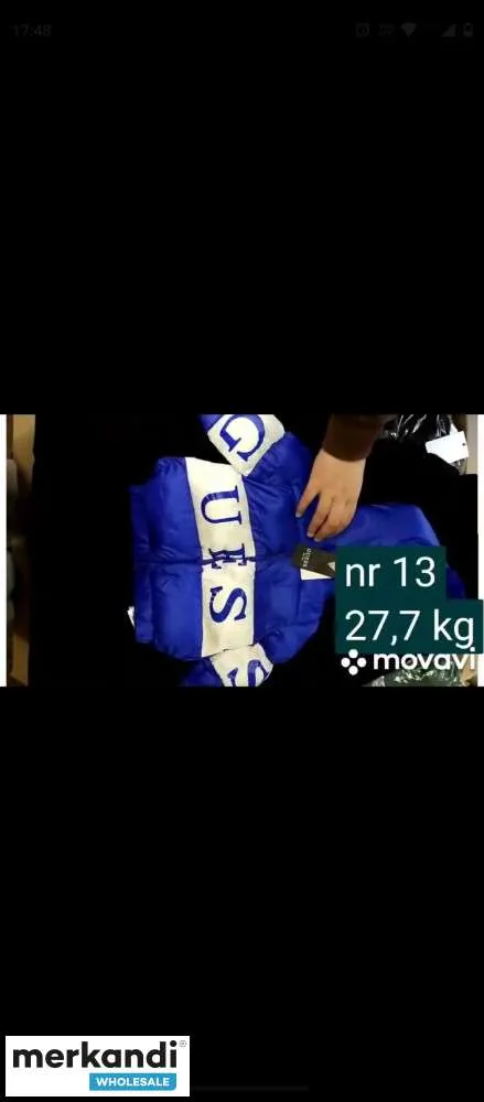 Mezcla de ropa de marcas europeas, categoría A con marcas premium