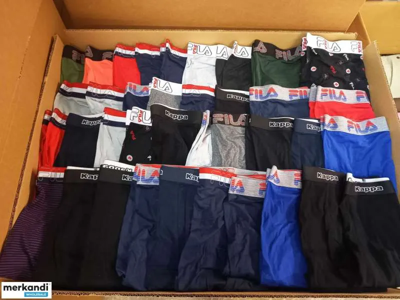 Mezcla de ropa interior FILA y KAPPA para hombres