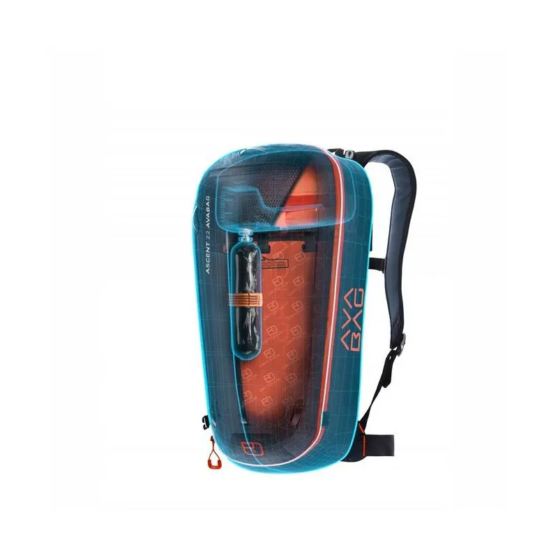MOCHILA AIRBAG ORTOVOX ASCENT 28 S AVABAG CON AVABAGUNIT (NEGRO ANTRACITA)
