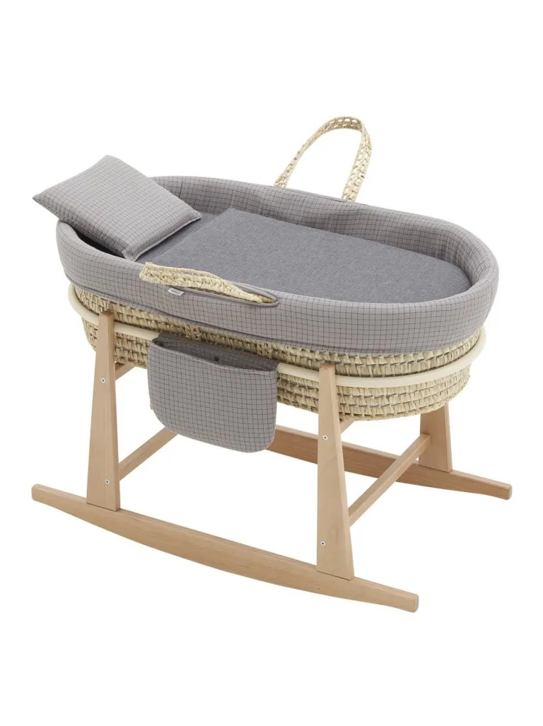 MOISES BEBE MIO CUCO + PATAS MICHIGAN SQUARE IN GREY/GREY 49x80x61 CM