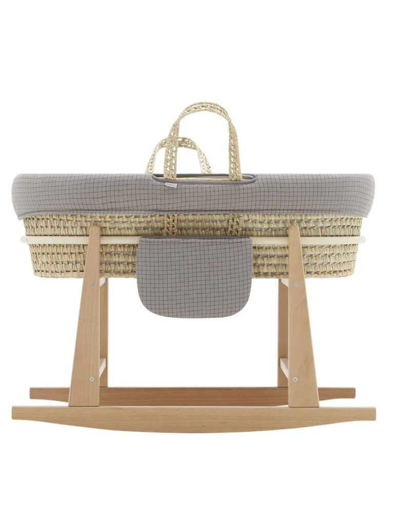 MOISES BEBE MIO CUCO + PATAS MICHIGAN SQUARE IN GREY/GREY 49x80x61 CM