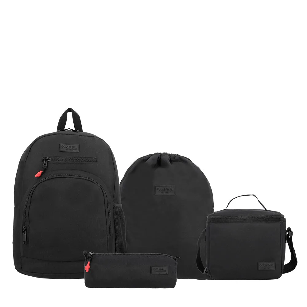 Morral para hombre multipack negro
