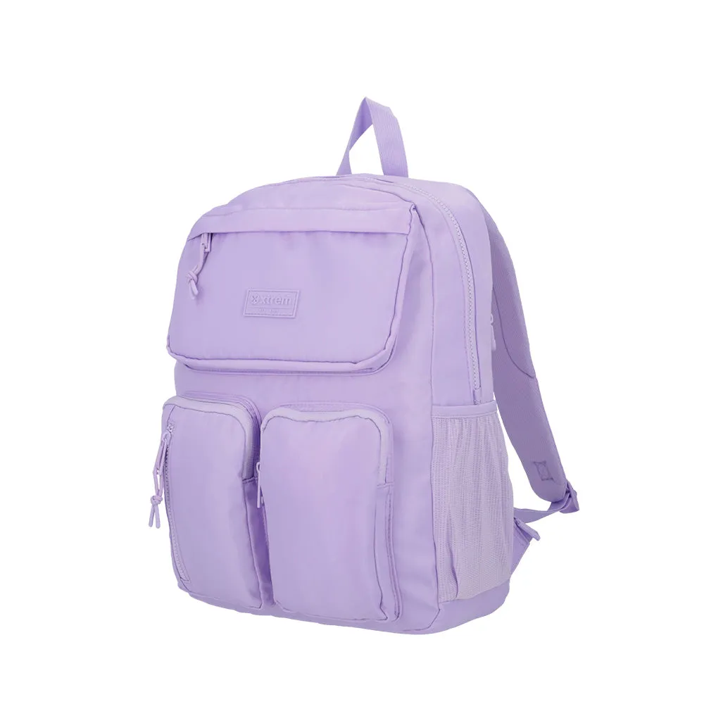 Morral para laptop 15 de mujer Queens morado