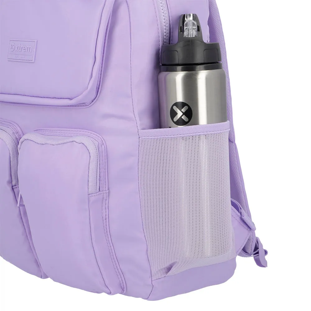 Morral para laptop 15 de mujer Queens morado