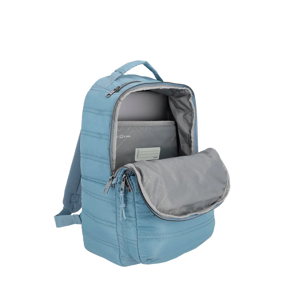 Morral para laptop 15 de mujer Vermont azul