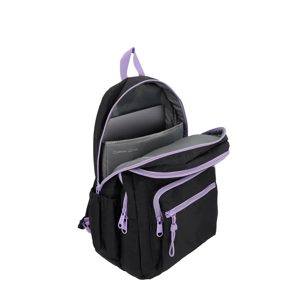 Morral para laptop 16 de mujer Bradford negra