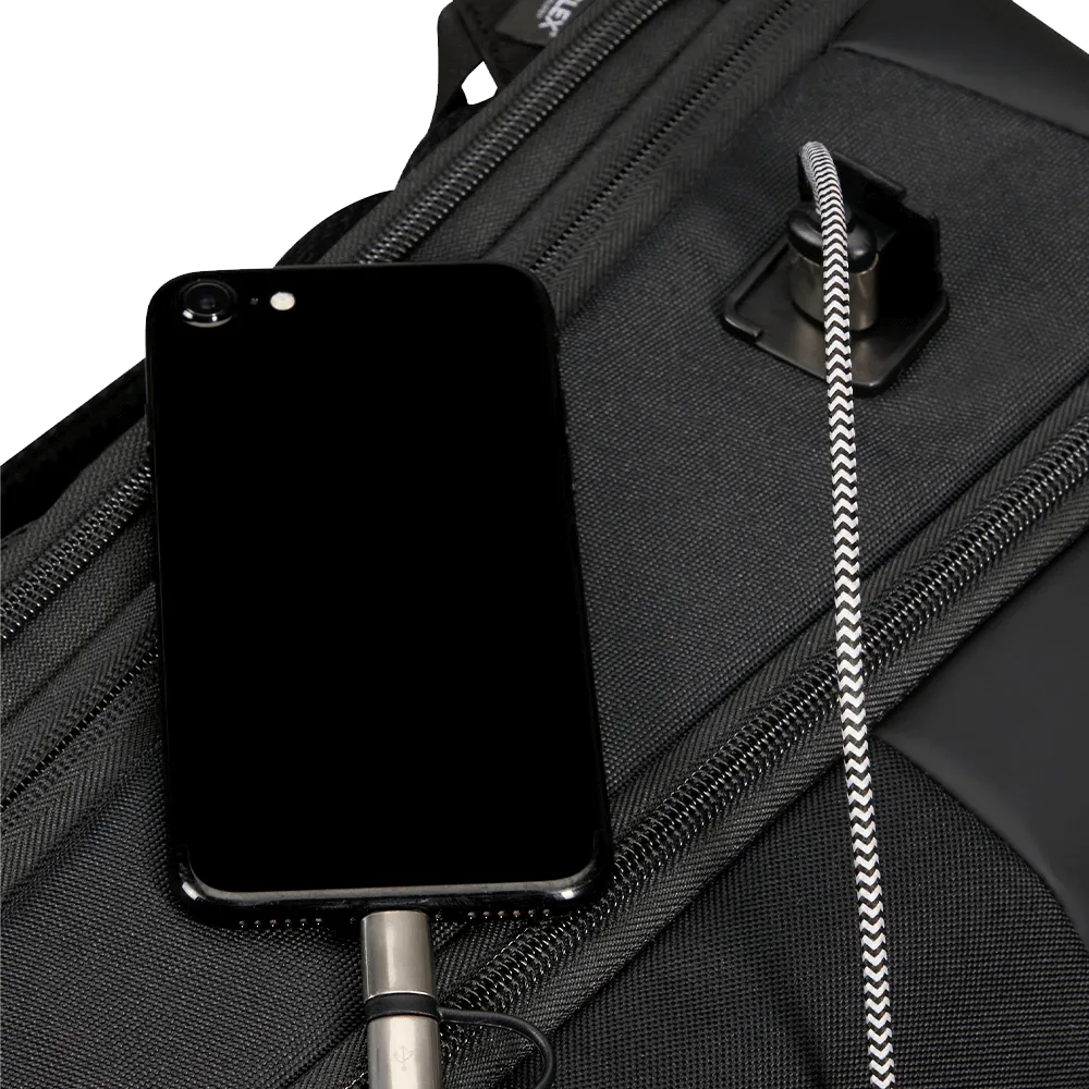 Morral para Notebook Stackd Biz Negro Expandible