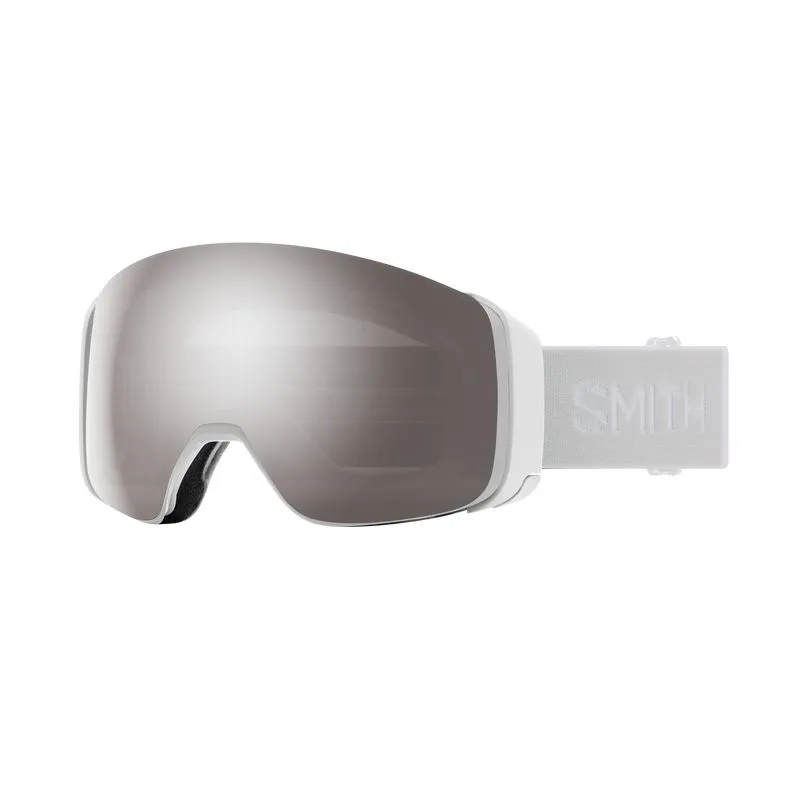MáSCARA DE ESQUí SMITH 4D MAG (WHITE VAPOR  CHROMAPOP SUN PLATINIUM MIRROR LENS) CAT. 3+1