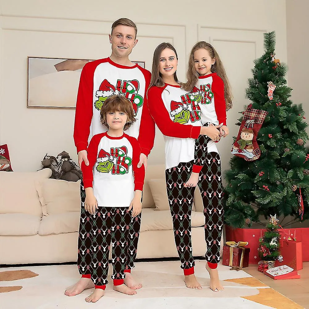 Navidad Grinch Familia Pijama A Juego Pijama Pijama Conjunto Pantalones Conjunto Ropa De Dormir Navidad Ropa De Dormir Para Homb