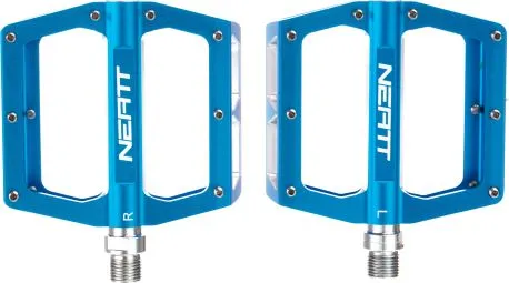 Neatt Par de Pedales Planos Neatt Attack V2 8 Pines Azul