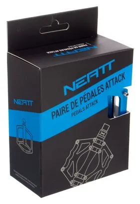 Neatt Par de Pedales Planos Neatt Attack V2 8 Pines Azul