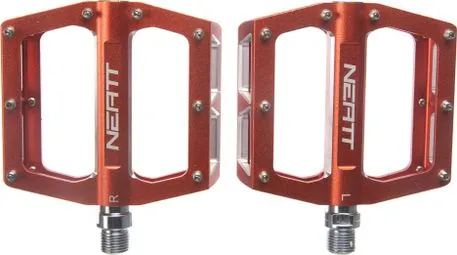 Neatt Par de Pedales Planos Neatt Attack V2 8 Pines Naranja