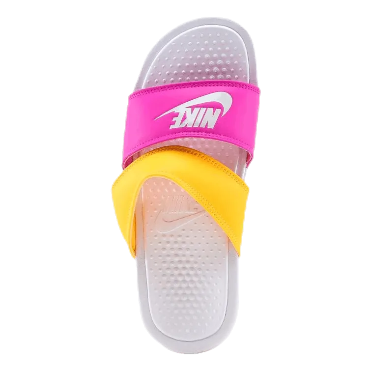 Nike Bennassi Duo Ultra Slide Pink/White/Yellow
