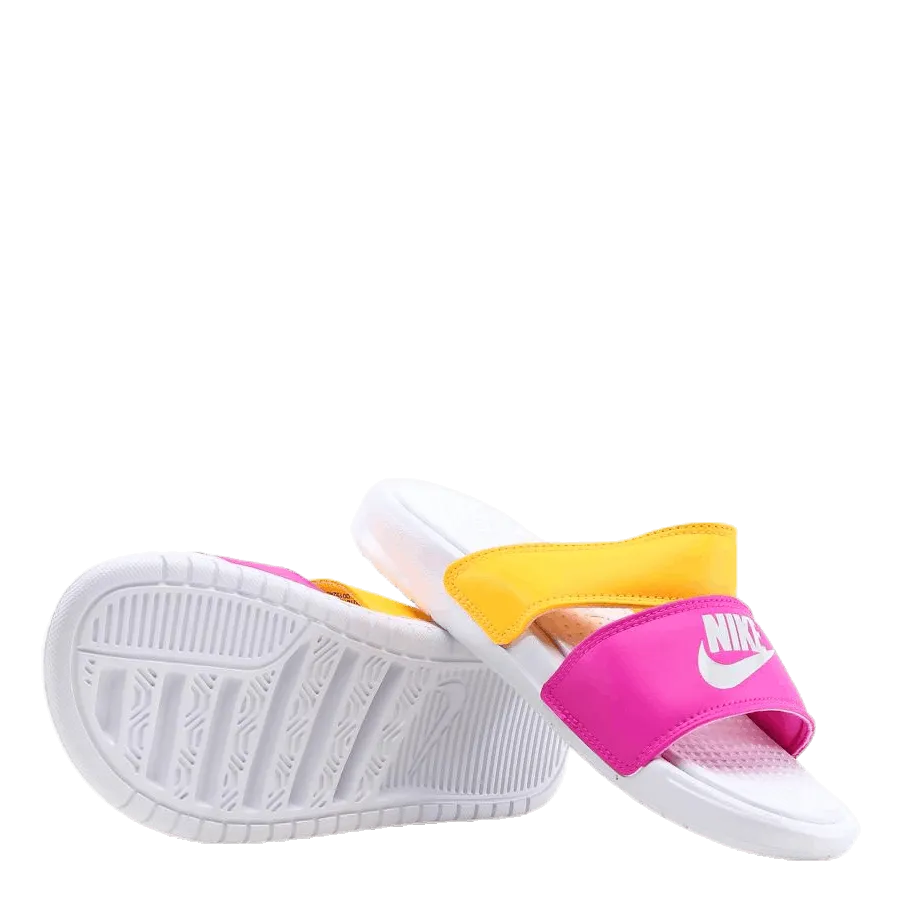 Nike Bennassi Duo Ultra Slide Pink/White/Yellow