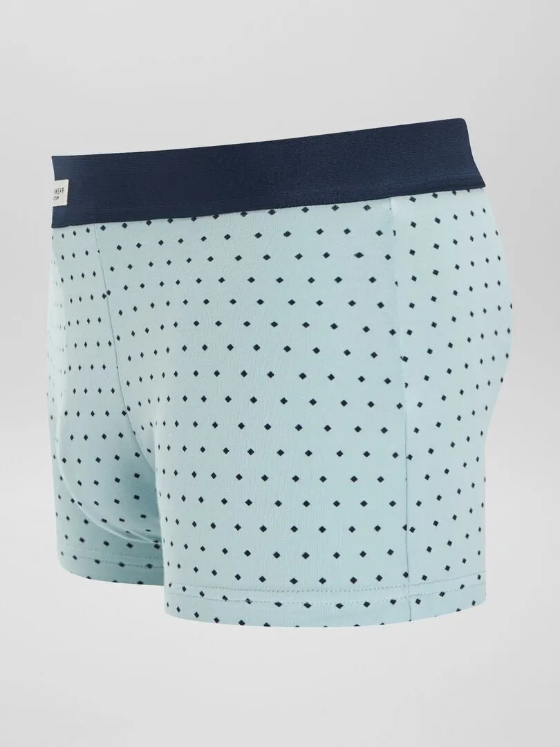 PACK DE 3 BOXERS ELáSTICOS  AZUL