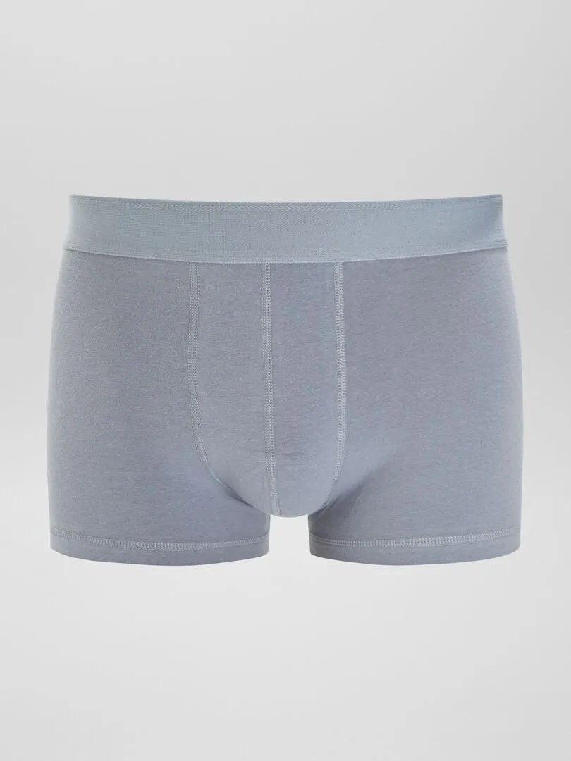 PACK DE 3 BOXERS LISOS  AZUL