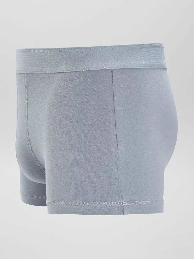 PACK DE 3 BOXERS LISOS  AZUL