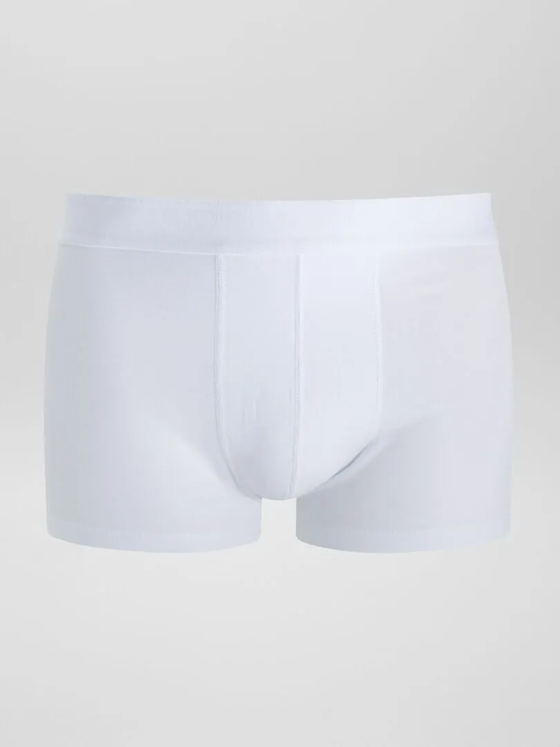 PACK DE 3 BOXERS LISOS  BLANCO