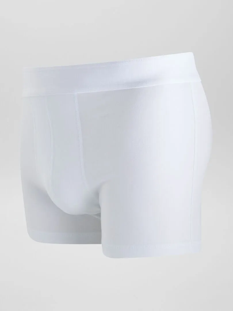 PACK DE 3 BOXERS LISOS  BLANCO