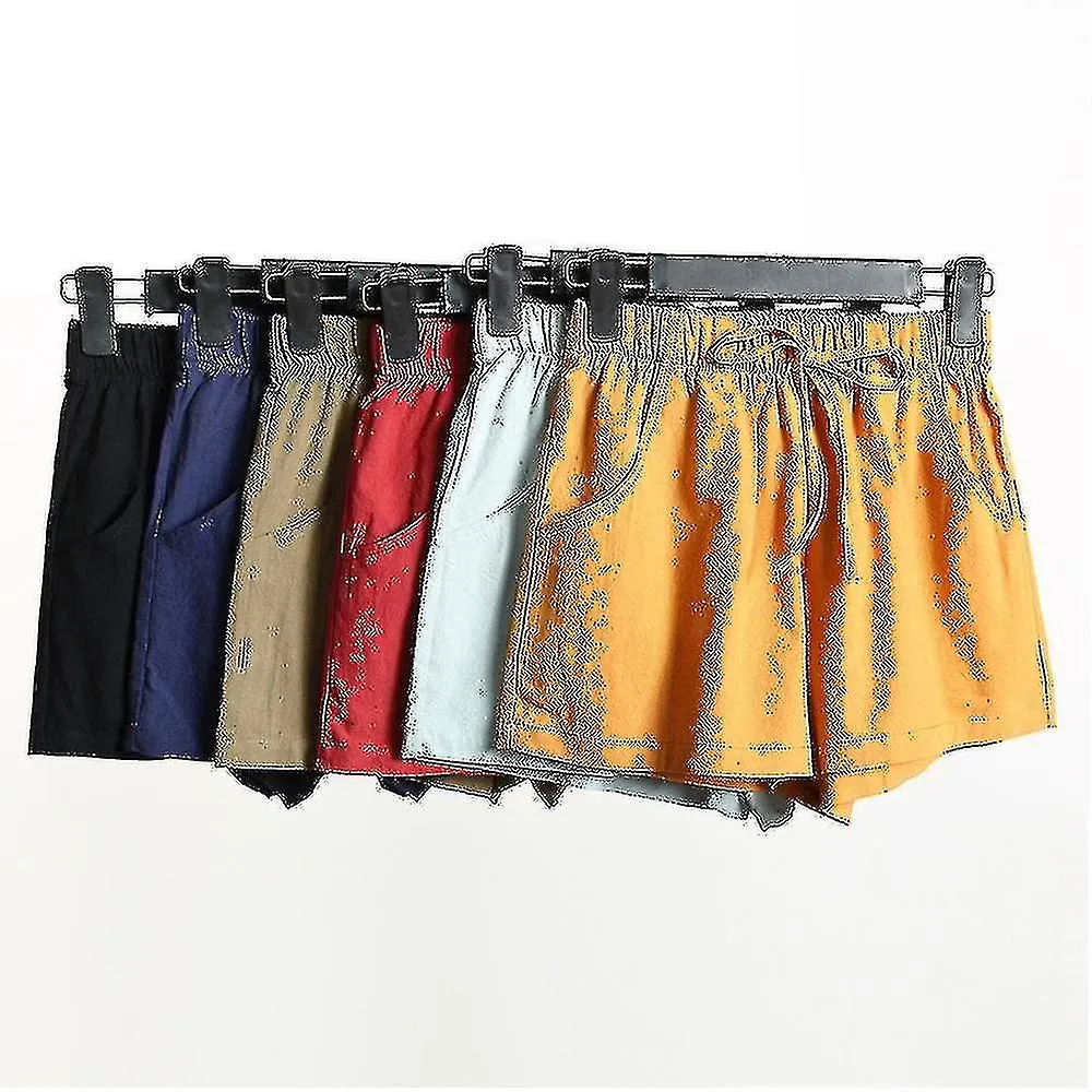 Pantalones cortos 100% algodón 2022 Fashsion Yoga Shorts Leggings Deporte Mujeres Fitness Gym Ropa Bolsillos Pantalones con cord
