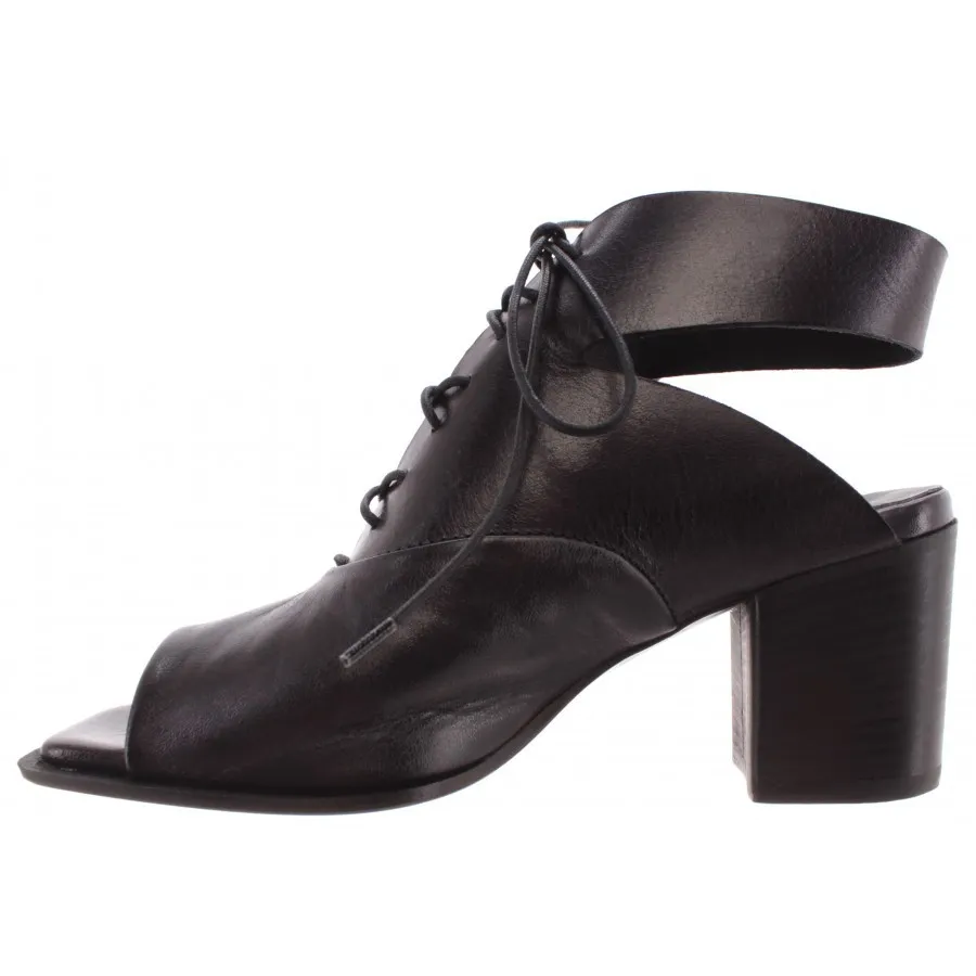 PANTANETTI Zapatos Mujer Sandalia Tacon 12402G Sanelle Nero Piel Negro Nuevos